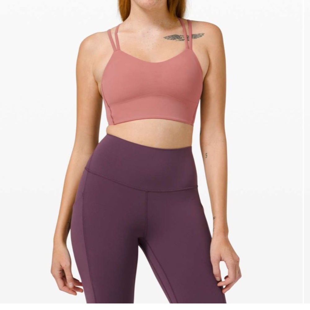 • Lululemon • Like a Cloud Bra Long Line *Light Support, B/C Cup Spiced Chai